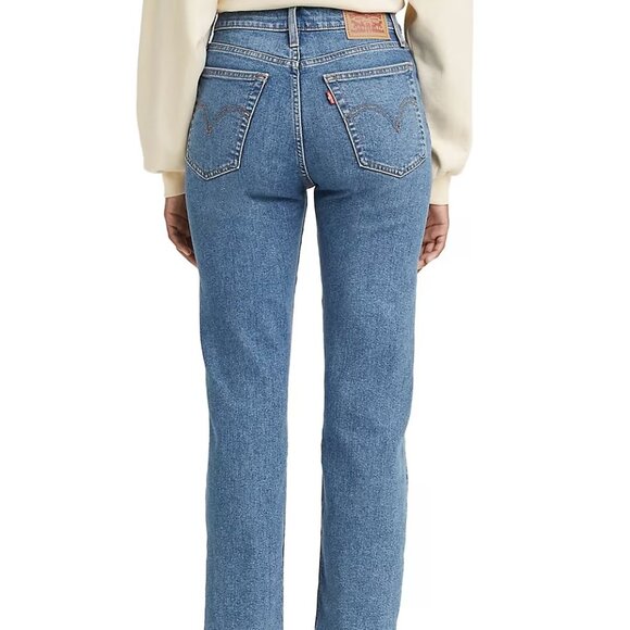 Levi's Blue Straight Leg Women's Jeans - Picture 1 of 4